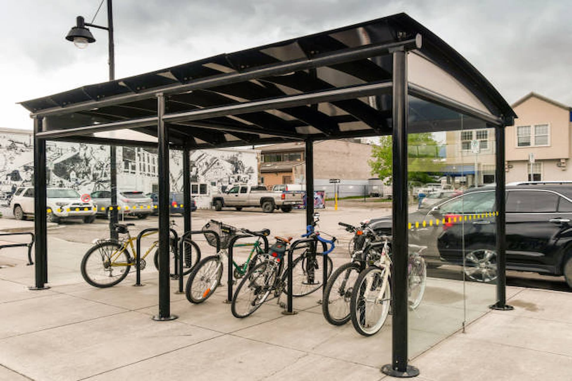 bike shelters